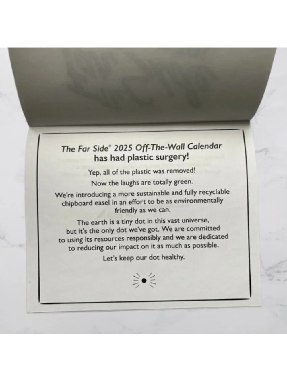 The Far Side 2025 Off-the-Wall Calendar Gary Larson NEW Unused